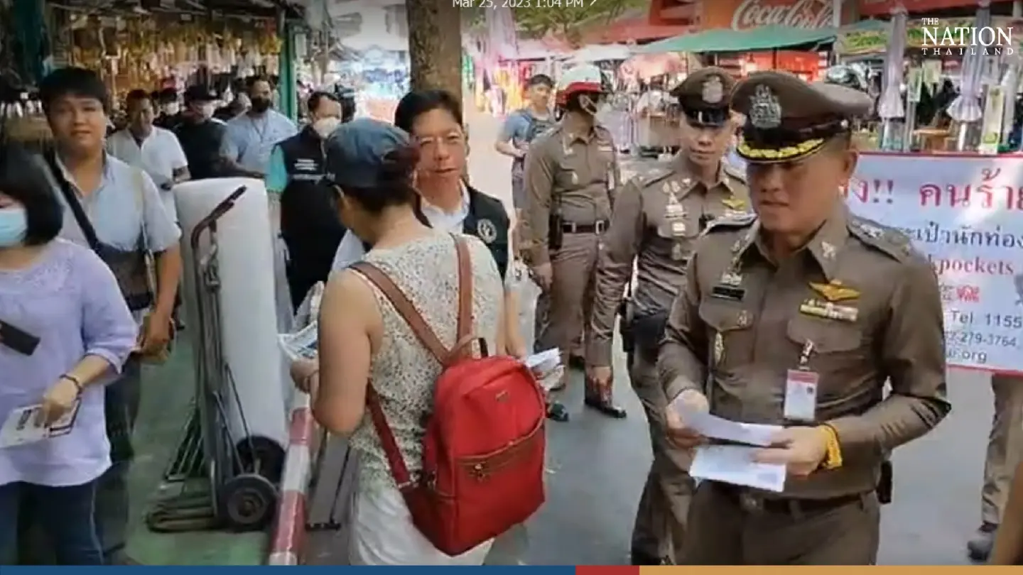 Bigger police presence at Chatuchak Market to deal with pickpockets