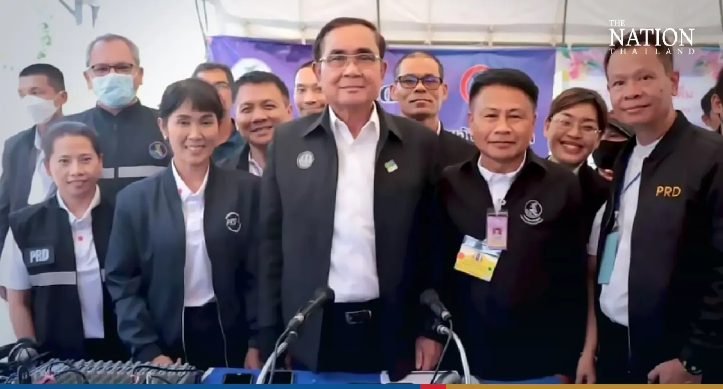 Prayut lands on Phuket to check Thailand expo bid progress Prayut lands on Phuket to check Thailand expo bid progress