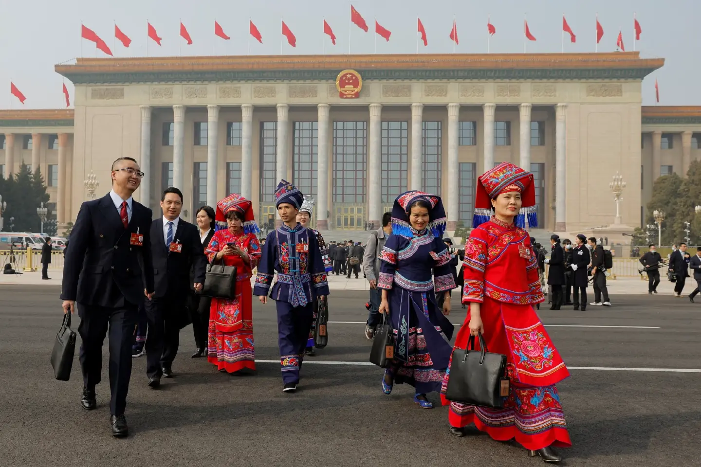 China sets modest growth target of about 5% as parliament opens