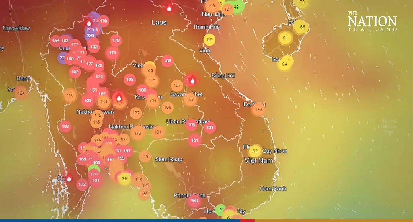 Chiang Mai, Bangkok choking near top of world air pollution rankings Chiang Mai, Bangkok choking near top of world air pollution rankings