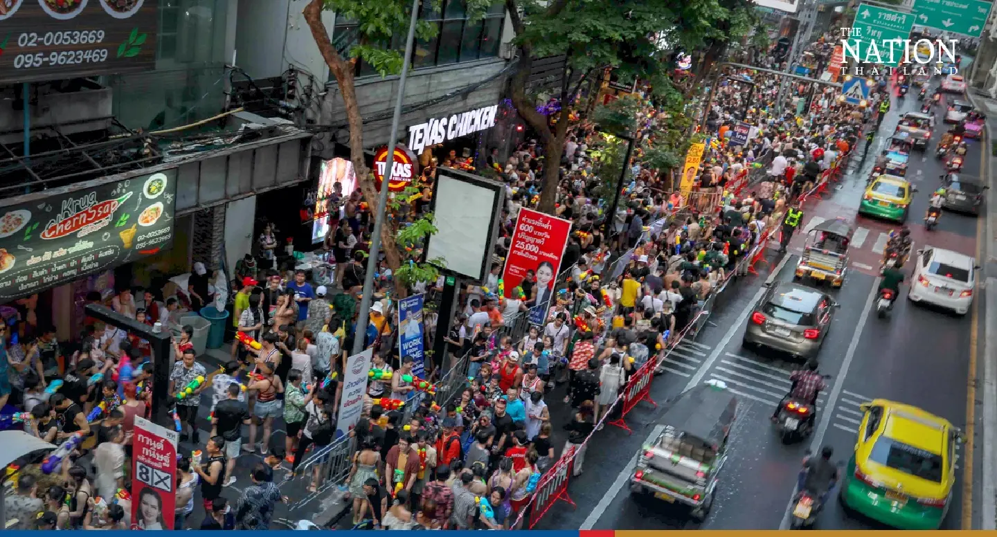 Songkran 2023 wraps up with fierce splashing in Khao San, Silom