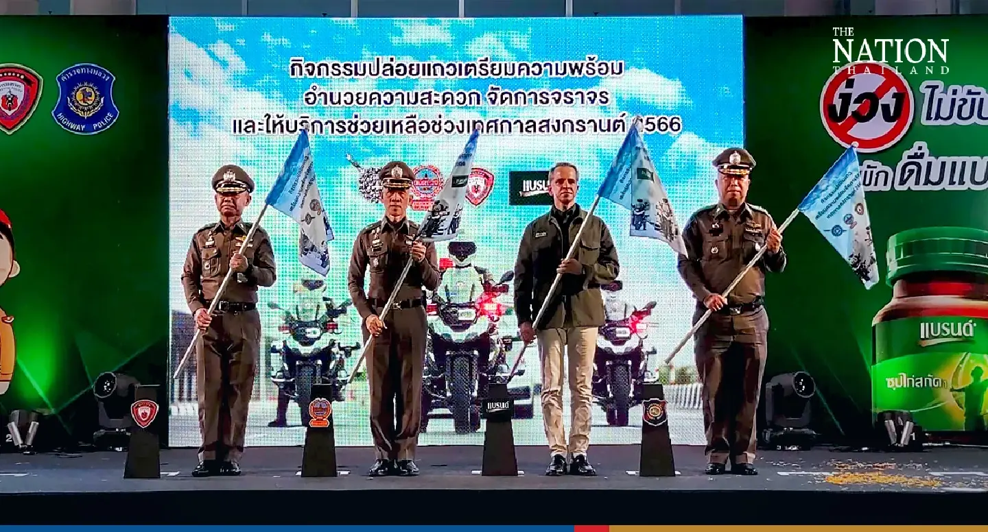Police deploy 100 checkpoints in Bangkok to combat Songkran drunk driving