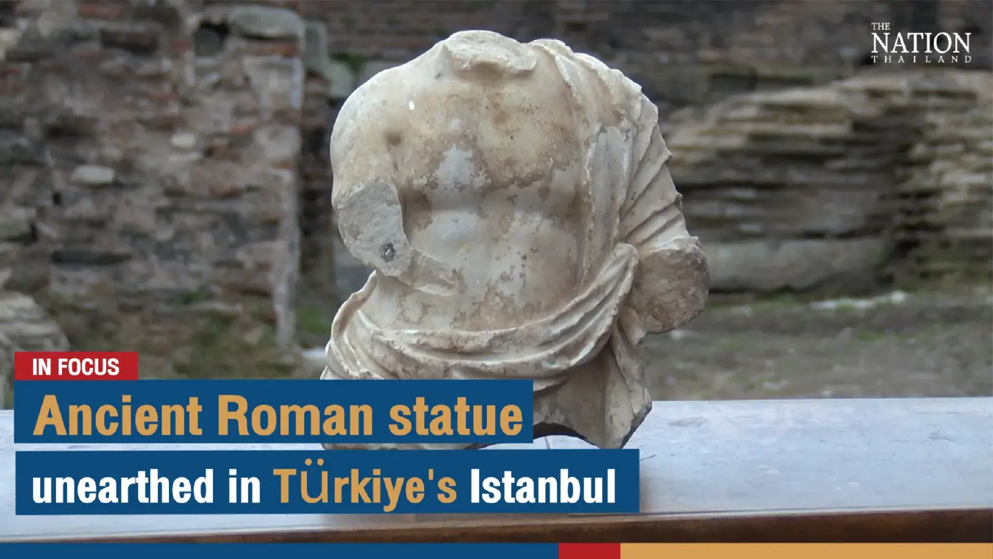 Ancient Roman statue unearthed in Türkiye's Istanbul | The Nation