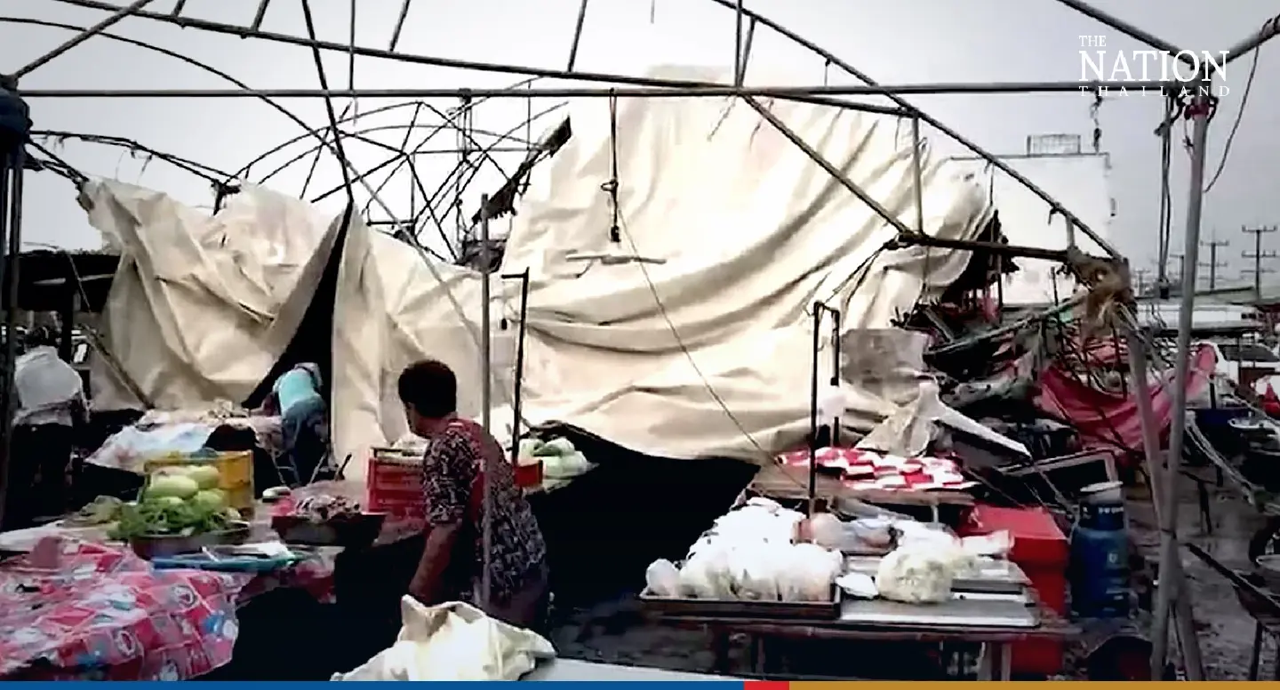 Chachoengsao feels full force of summer storms sweeping upper Thailand