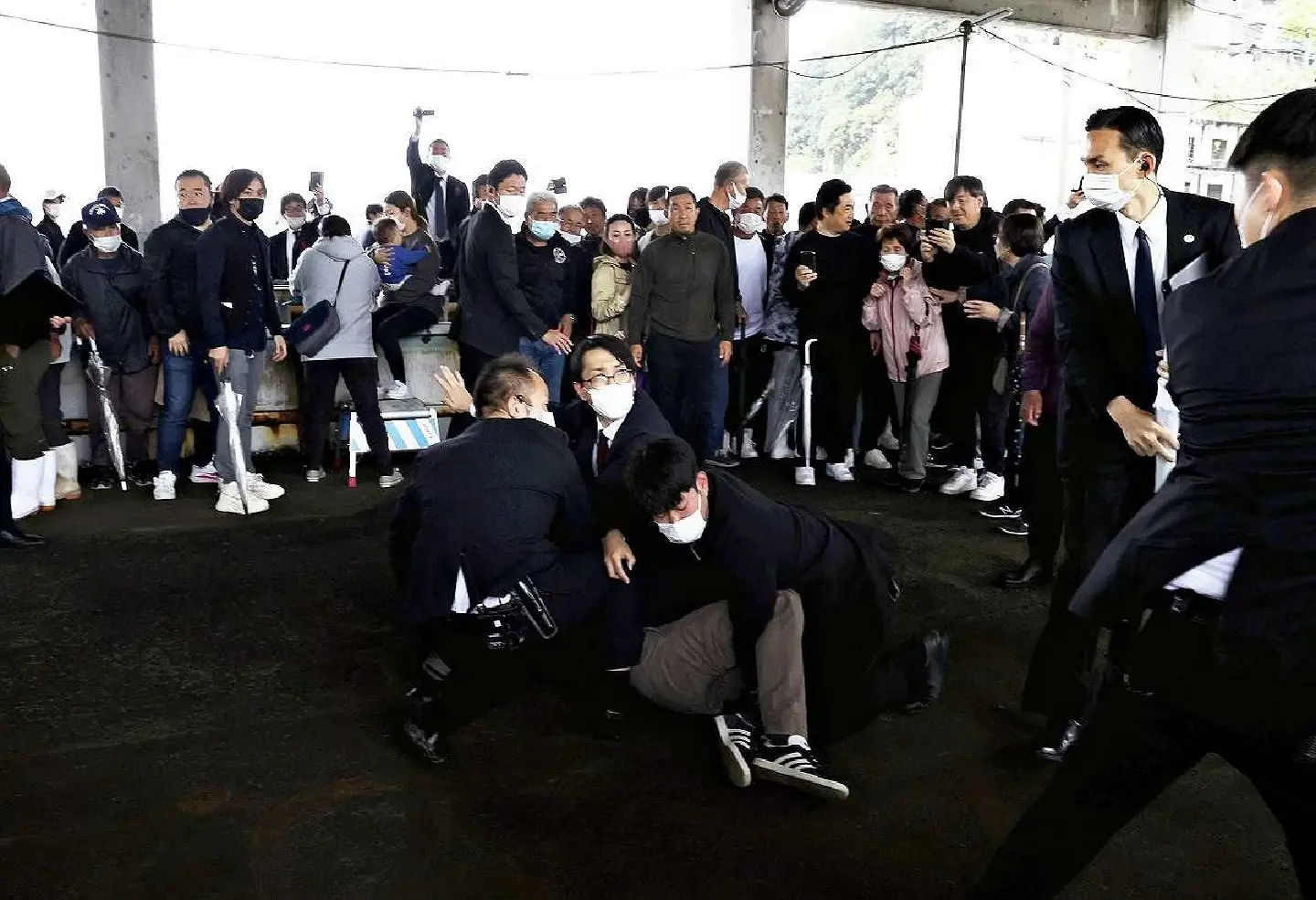 Japan PM Kishida Evacuated Following Explosion Prior to Speech