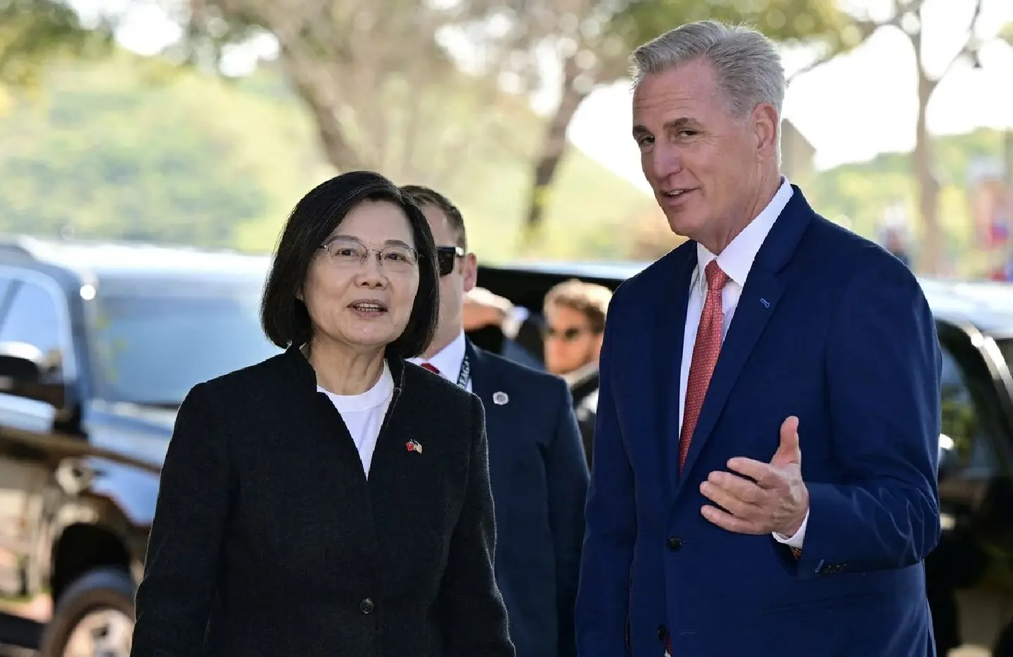 Taiwan's Tsai, US Speaker McCarthy laud 'bond' after historic meeting Taiwan's Tsai, US Speaker McCarthy laud 'bond' after historic meeting