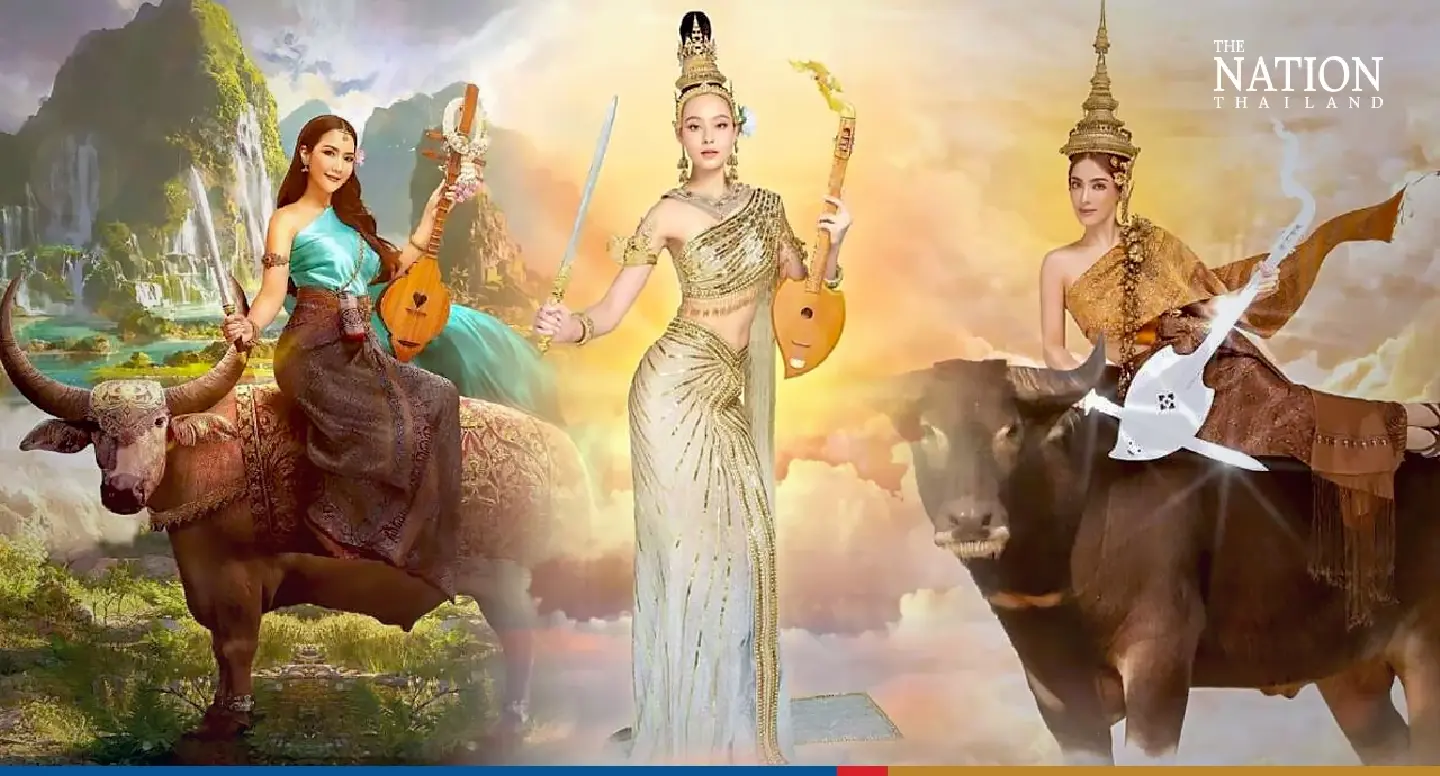 3 Thai actresses ‘reincarnate’ as Songkran goddesses