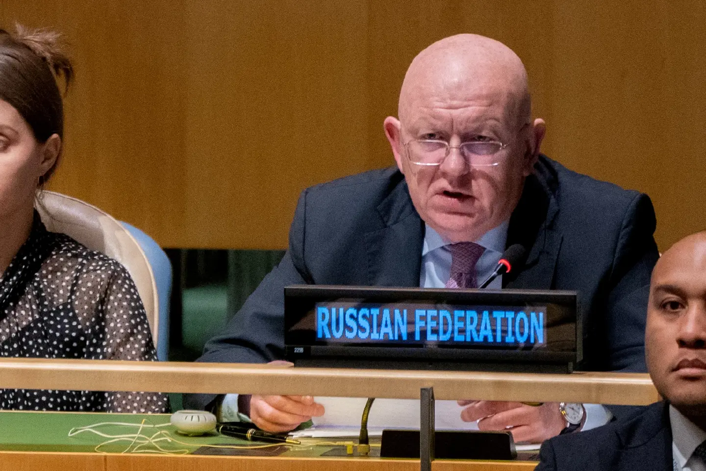 'Russia not threatening nuclear war,' says Russian UN Security Council president