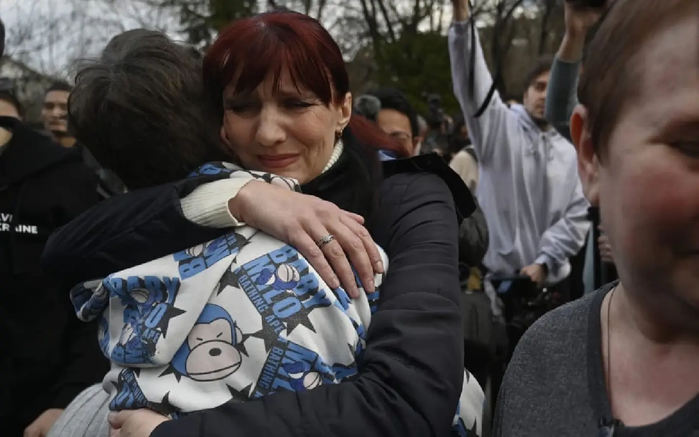 Tears and hugs - Ukraine children back home after alleged deportation to Russia