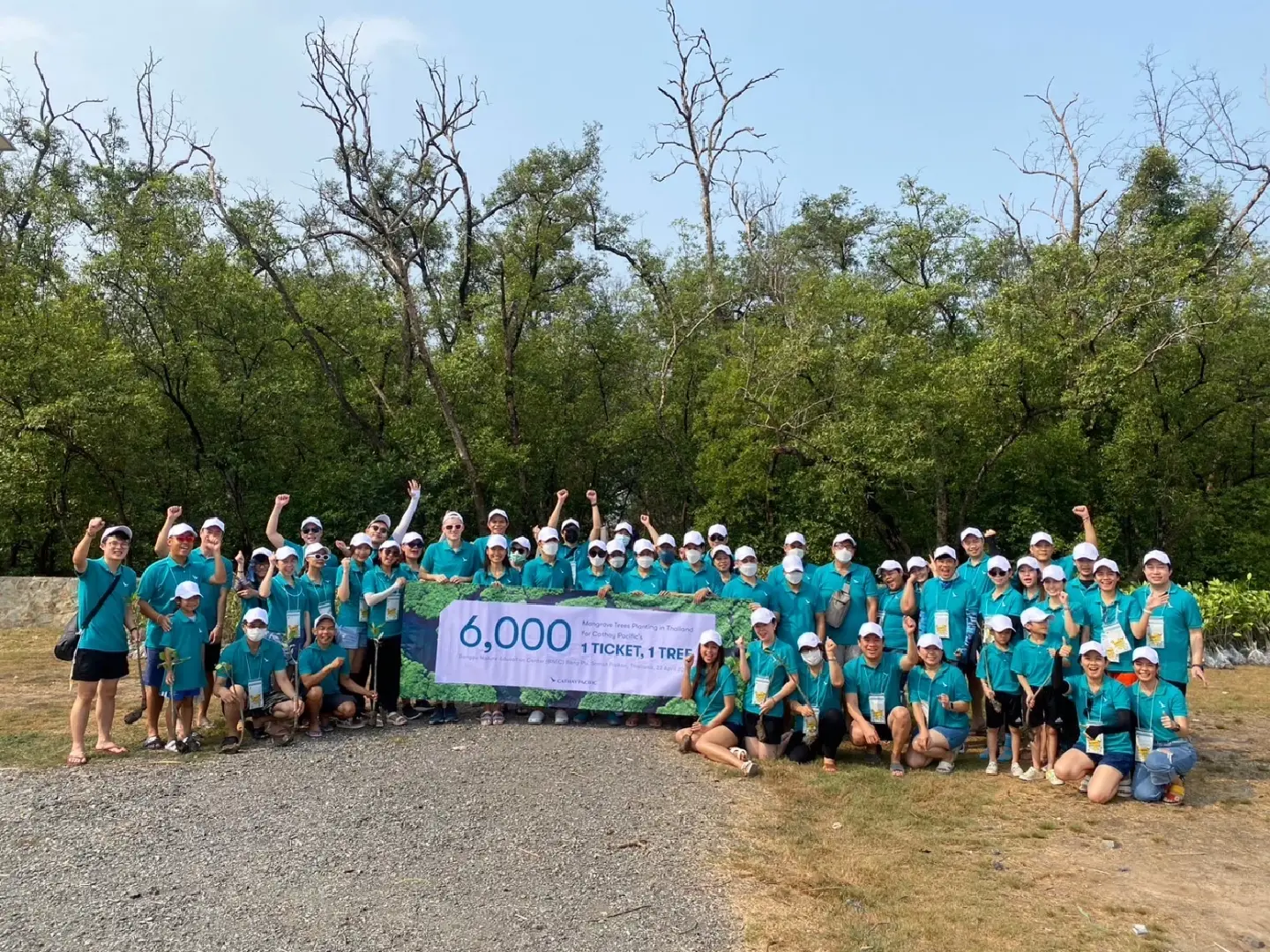 Cathay Pacific leads the way to go Greener Together by planting 6,000 mangrove trees in Thailand