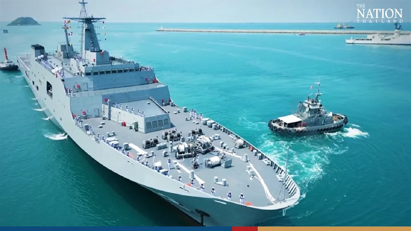 Thai Navy’s new acquisition, HTMS Chang, docks at Sattahip base Thai Navy’s new acquisition, HTMS Chang, docks at Sattahip base