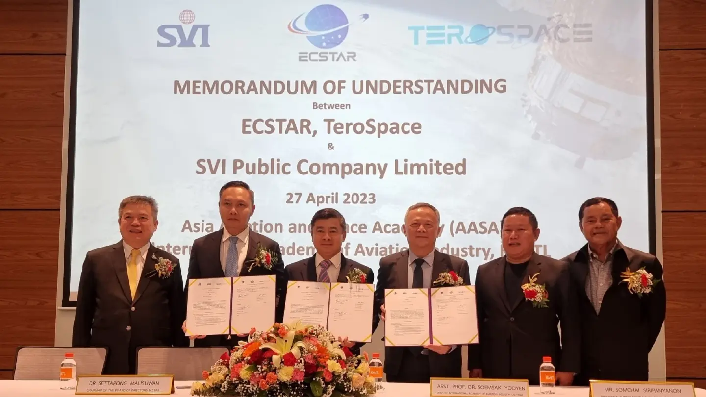 Thai space research centre signs MoU with leading technology firms Thai space research centre signs MoU with leading technology firms