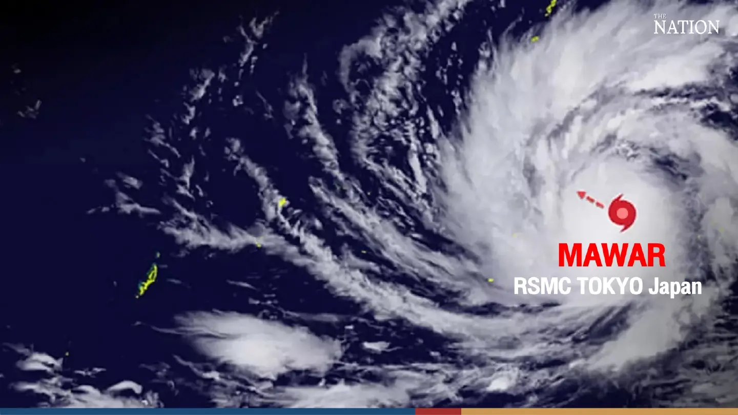 Typhoon Mawar expected to bring unseasonal rains to Thailand this week Typhoon Mawar expected to bring unseasonal rains to Thailand this week