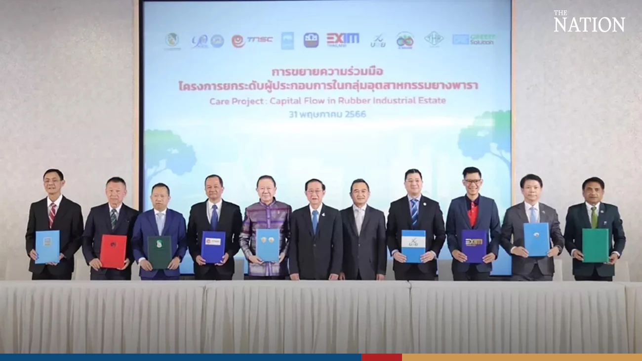 State banks to provide THB2 billion loans to support rubber industry