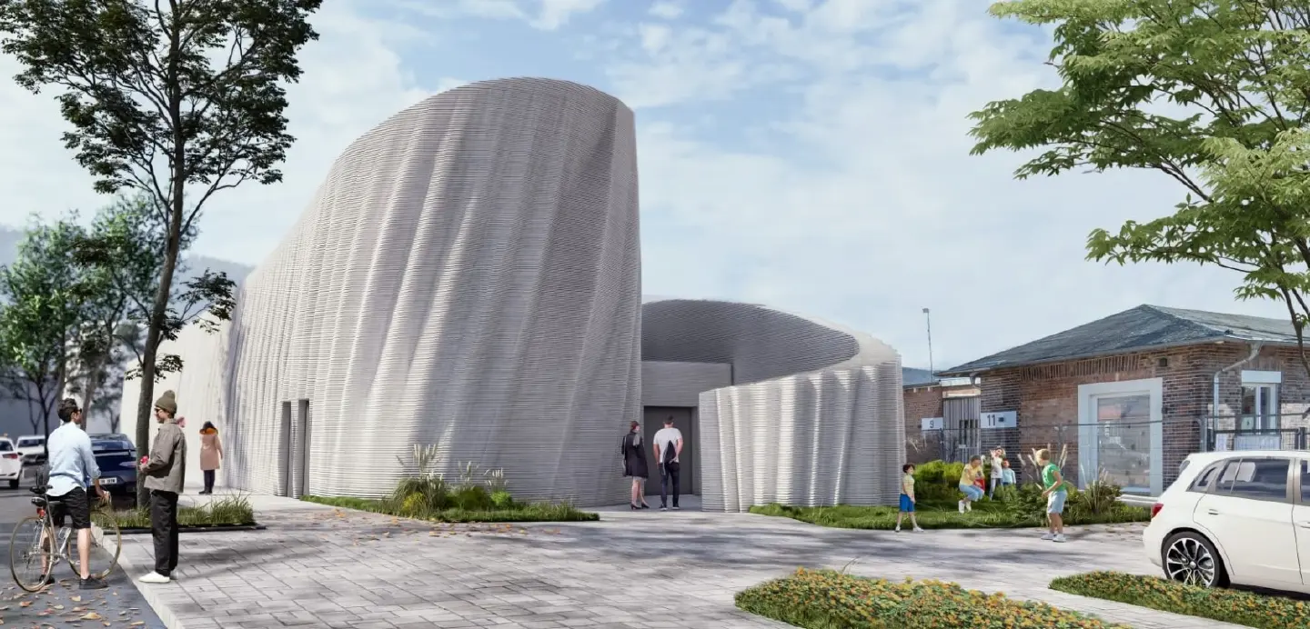 Construction of “Europe’s largest 3D-printed building” takes just 140 hours