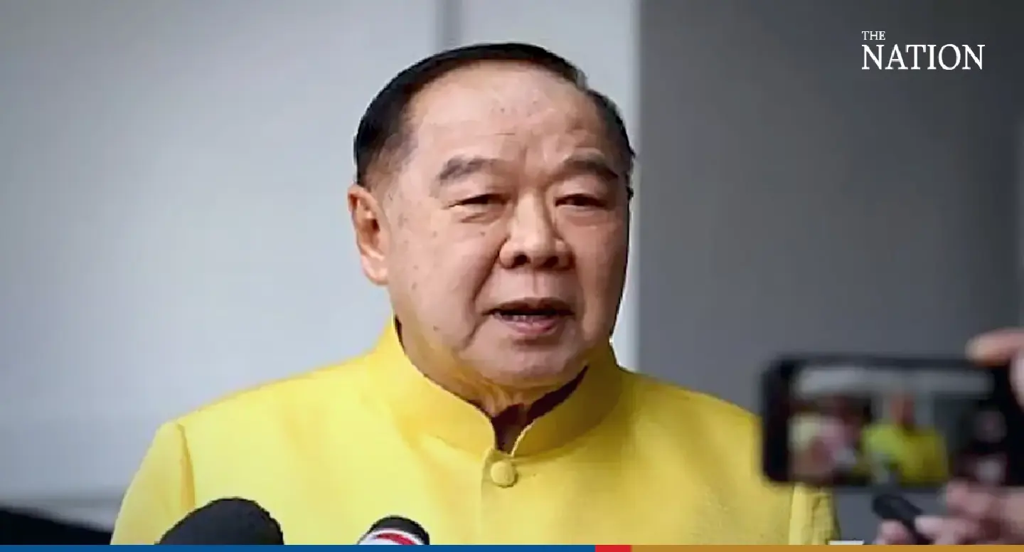 Prawit unfazed by plunging ratings as PM candidate, eyes 300 seats Prawit unfazed by plunging ratings as PM candidate, eyes 300 seats