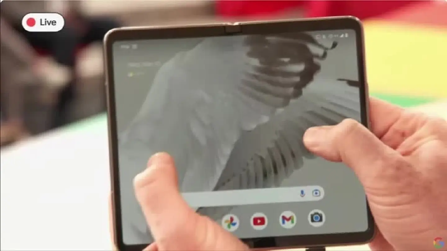 Google unveils new foldable phone and AI features to search