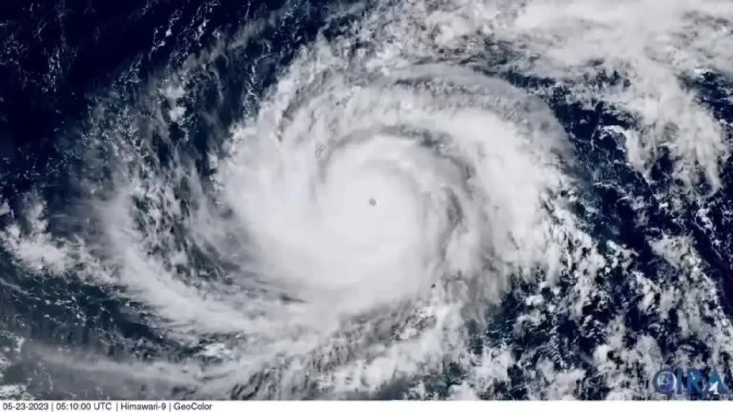 Super typhoon Mawar clobbers Guam with fierce winds, rains Super typhoon Mawar clobbers Guam with fierce winds, rains