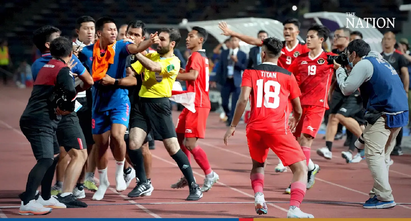 Thai FA apologises after SEA Games final descends into mass brawl
