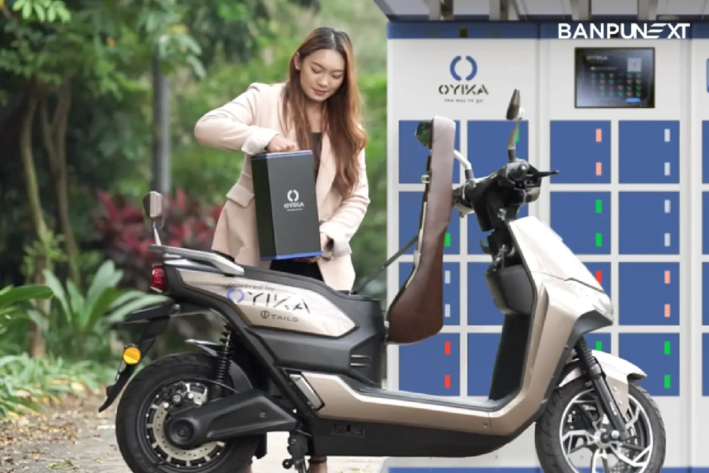 Banpu NEXT Invests in Oyika, accelerating battery swapping stations for electric motorbike in Southeast Asia. 