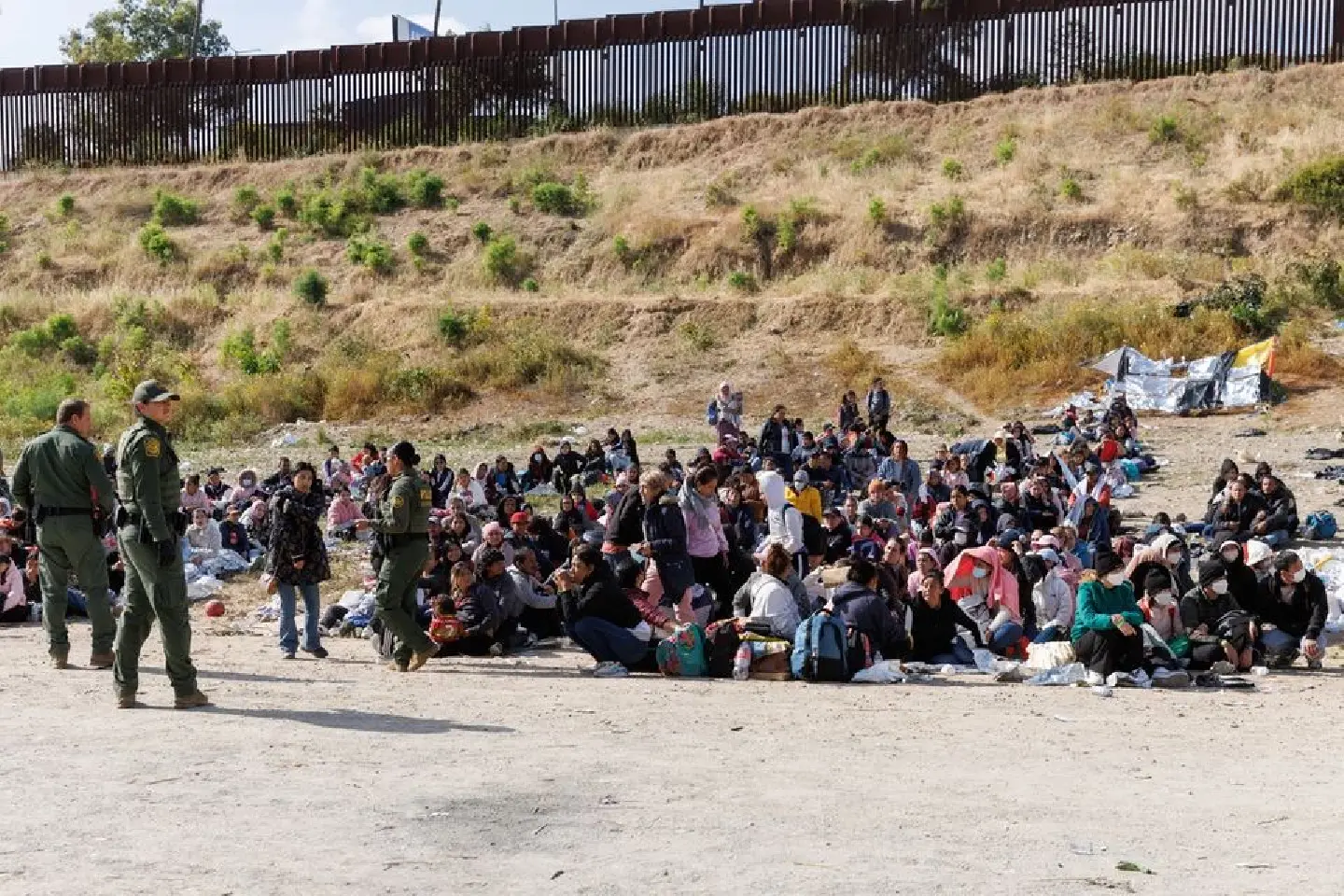 Migrants gather at US-Mexico border as Covid-era restrictions near end