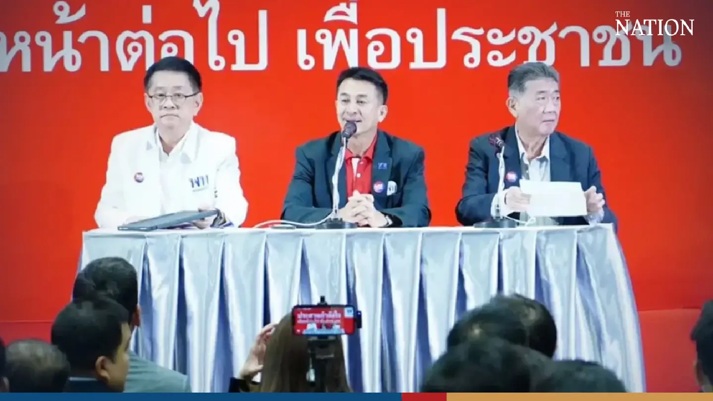 Pheu Thai threatens to pull out of coalition talks if it’s not given House speaker’s post Pheu Thai threatens to pull out of coalition talks if it’s not given House speaker’s post
