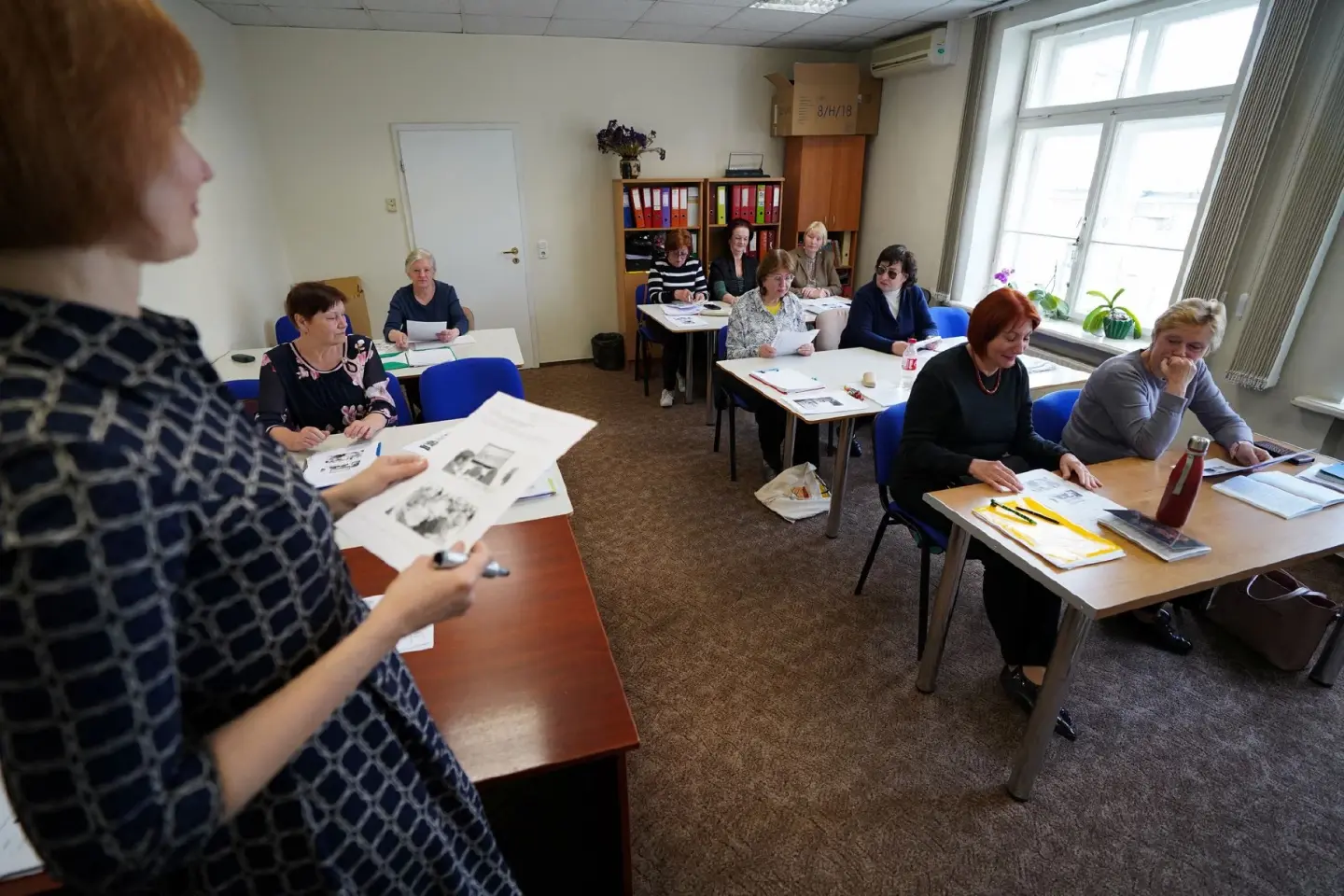 Russians take language test to avoid expulsion from Latvia Russians take language test to avoid expulsion from Latvia