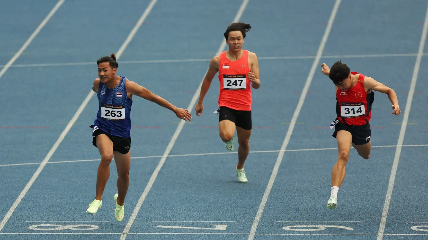 Thailand's Soraoat Dapbang captures men’s 100m sprint gold Thailand's Soraoat Dapbang captures men’s 100m sprint gold