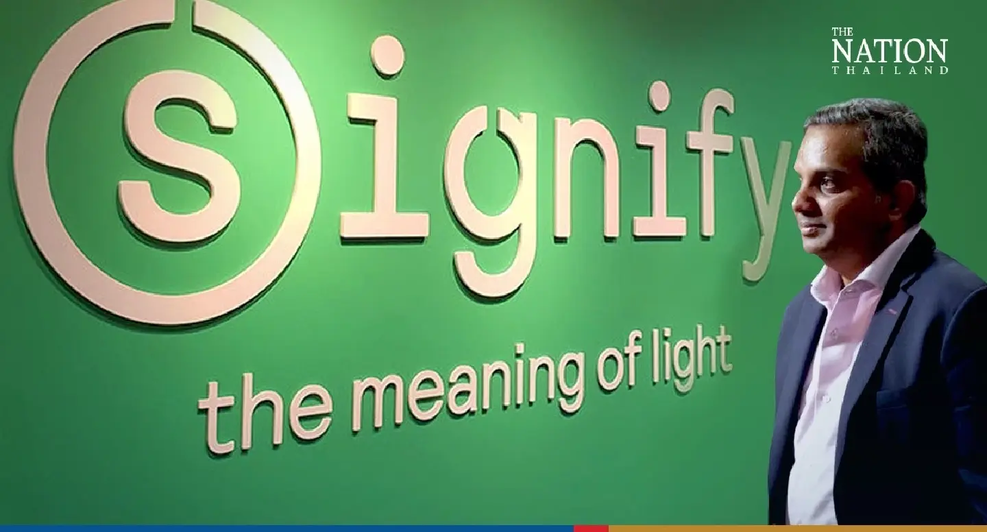 Let there be light, that's energy-efficient, says Signify Thailand’s top exec Let there be light, that's energy-efficient, says Signify Thailand’s top exec