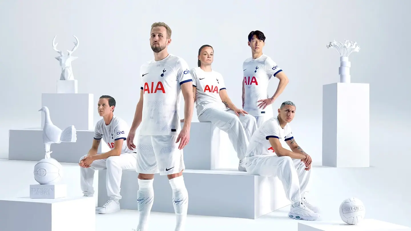 Tottenham Unveils Striking New  Home Kit for 2023-24 Season