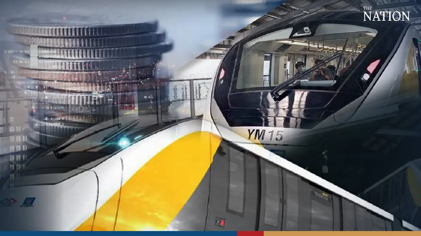 Bangkok Yellow Line rides to cost 15-45 baht from July 3 onwards