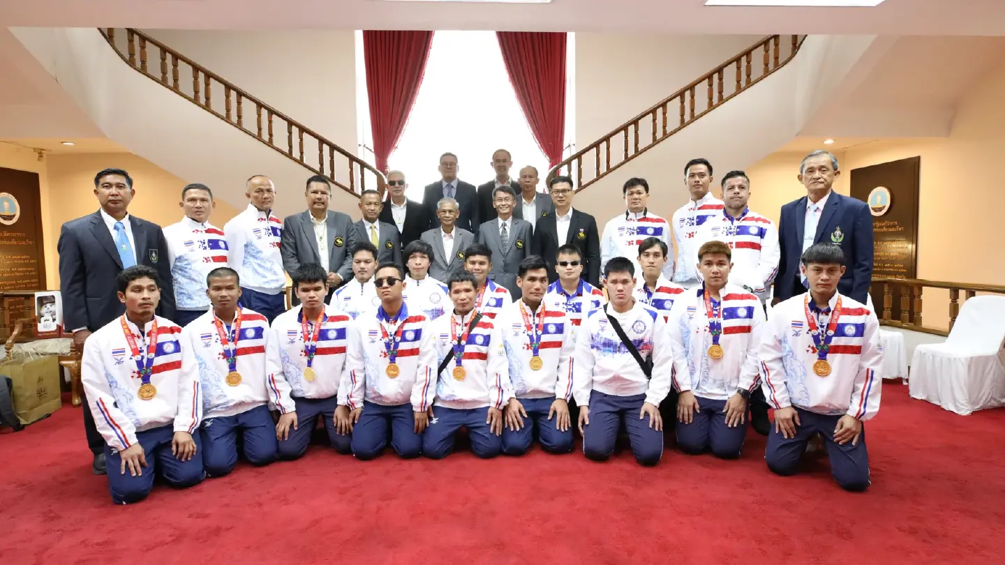 Thai blind footballers get encouragement ahead of world championship in UK Thai blind footballers get encouragement ahead of world championship in UK