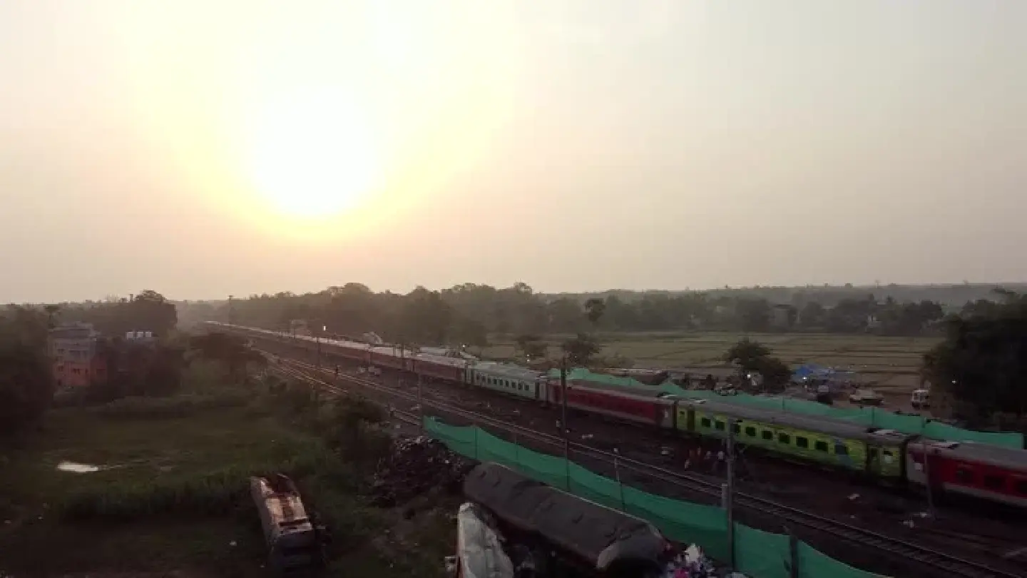 Cargo trains restart on Indian tracks where 275 people were killed