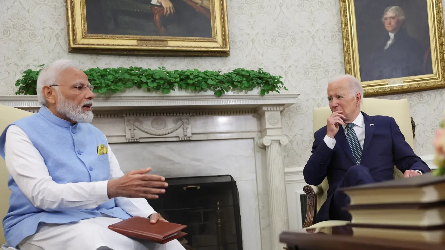 ‘Today, India and US are walking shoulder to shoulder in every area’: PM Modi to President Biden ‘Today, India and US are walking shoulder to shoulder in every area’: PM Modi to President Biden