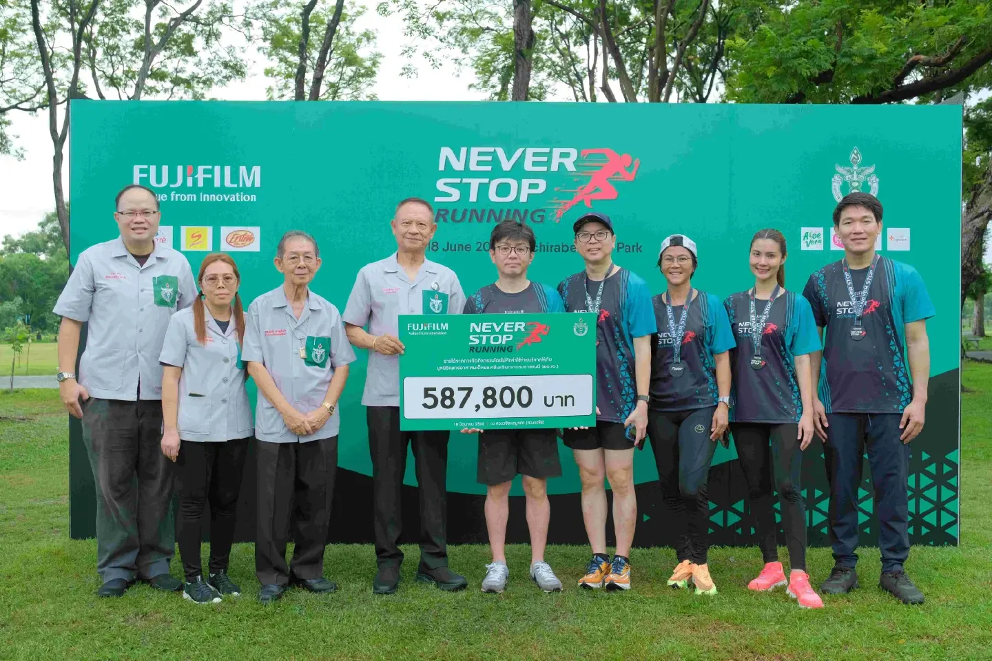FUJIFILM NEVER STOP Running 2023: A remarkable success in contributing to Thai society