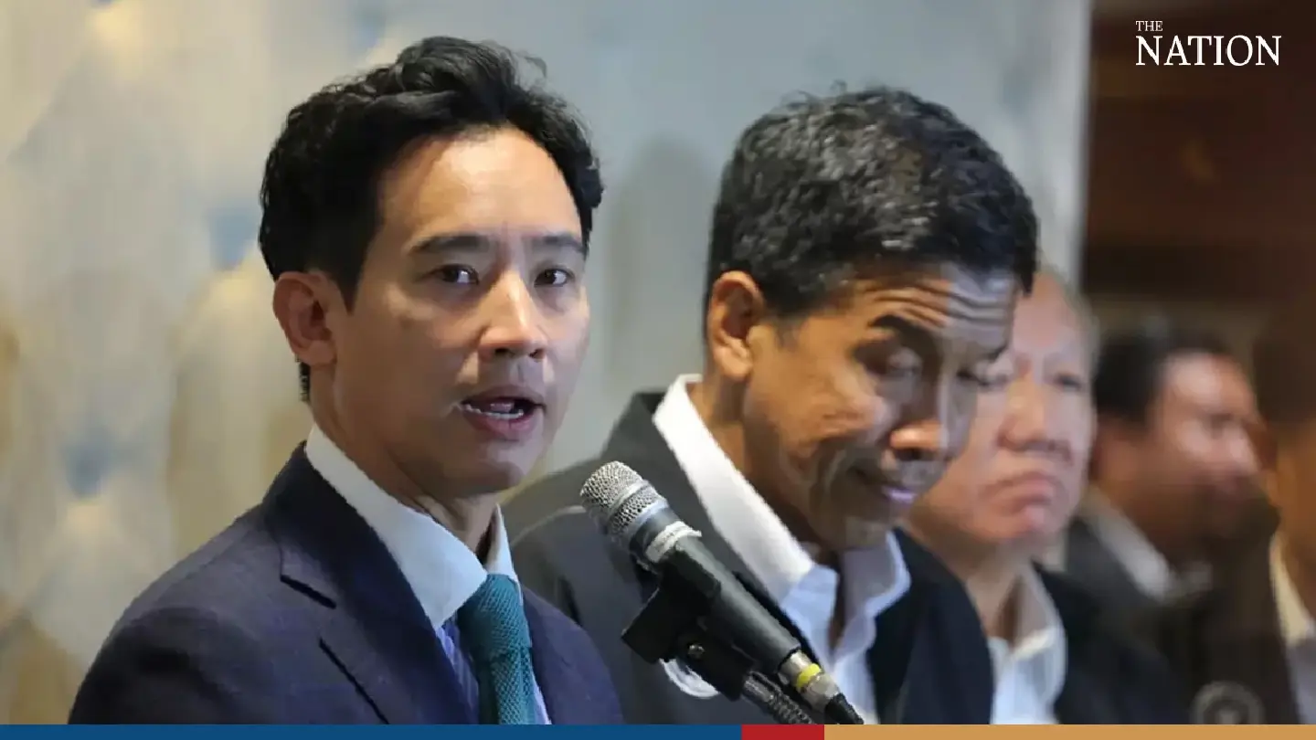 Pita meets Chadchart, vows to help BMA tackle Bangkok’s problems
