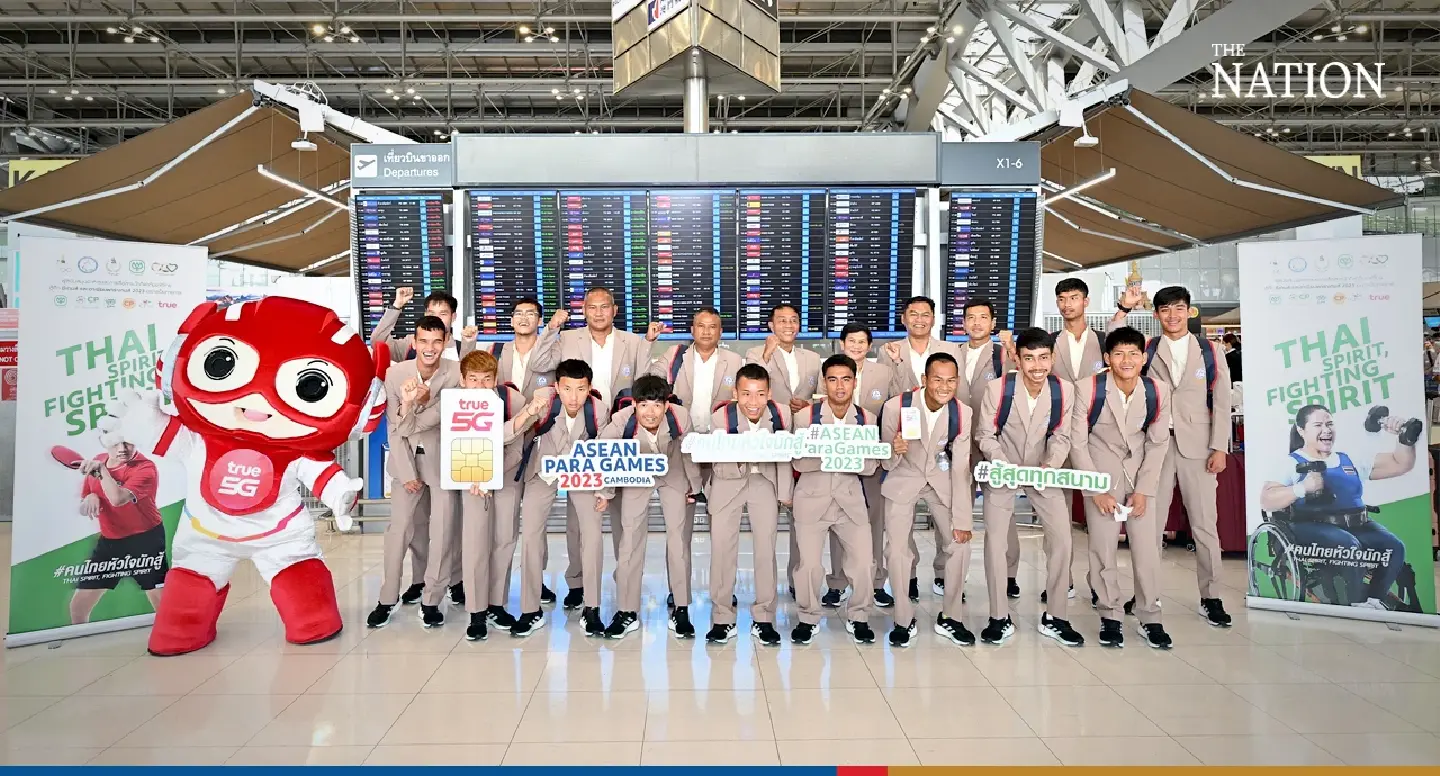 Thai athletes land in Cambodia for Asean Para Games gold hunt Thai athletes land in Cambodia for Asean Para Games gold hunt