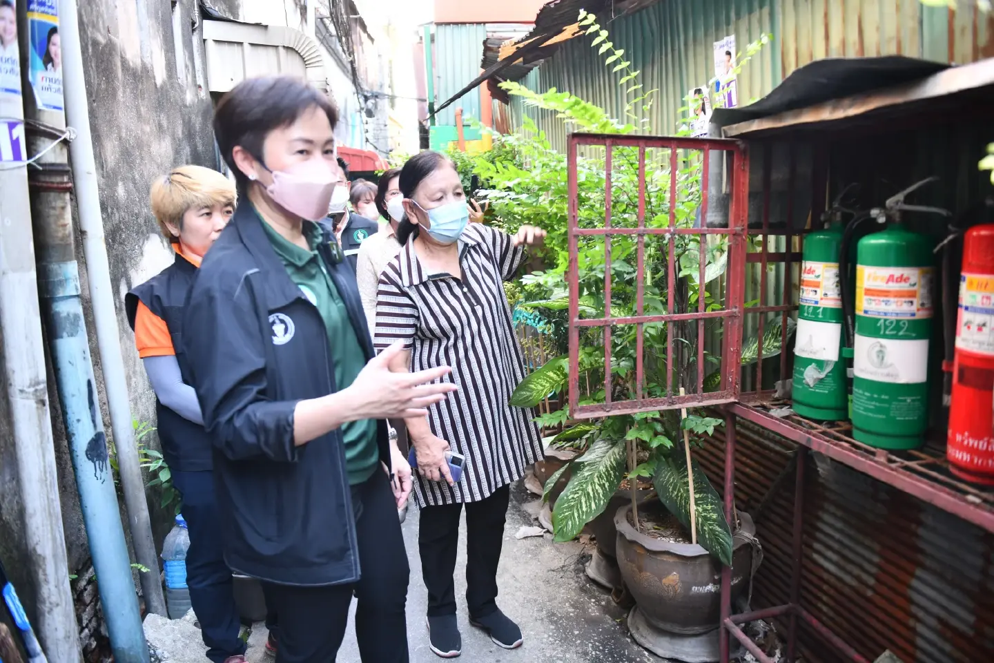 BMA reviewing the condition of fire extinguishers in Bangkok