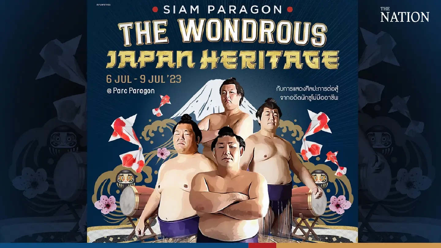 Siam Paragon commemorates 136 years of Thai-Japanese relations with first Sumo Experience in Thailand