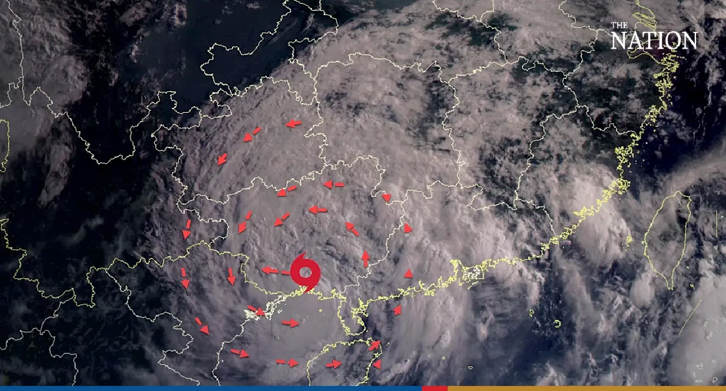Storm Talim advances on Thailand