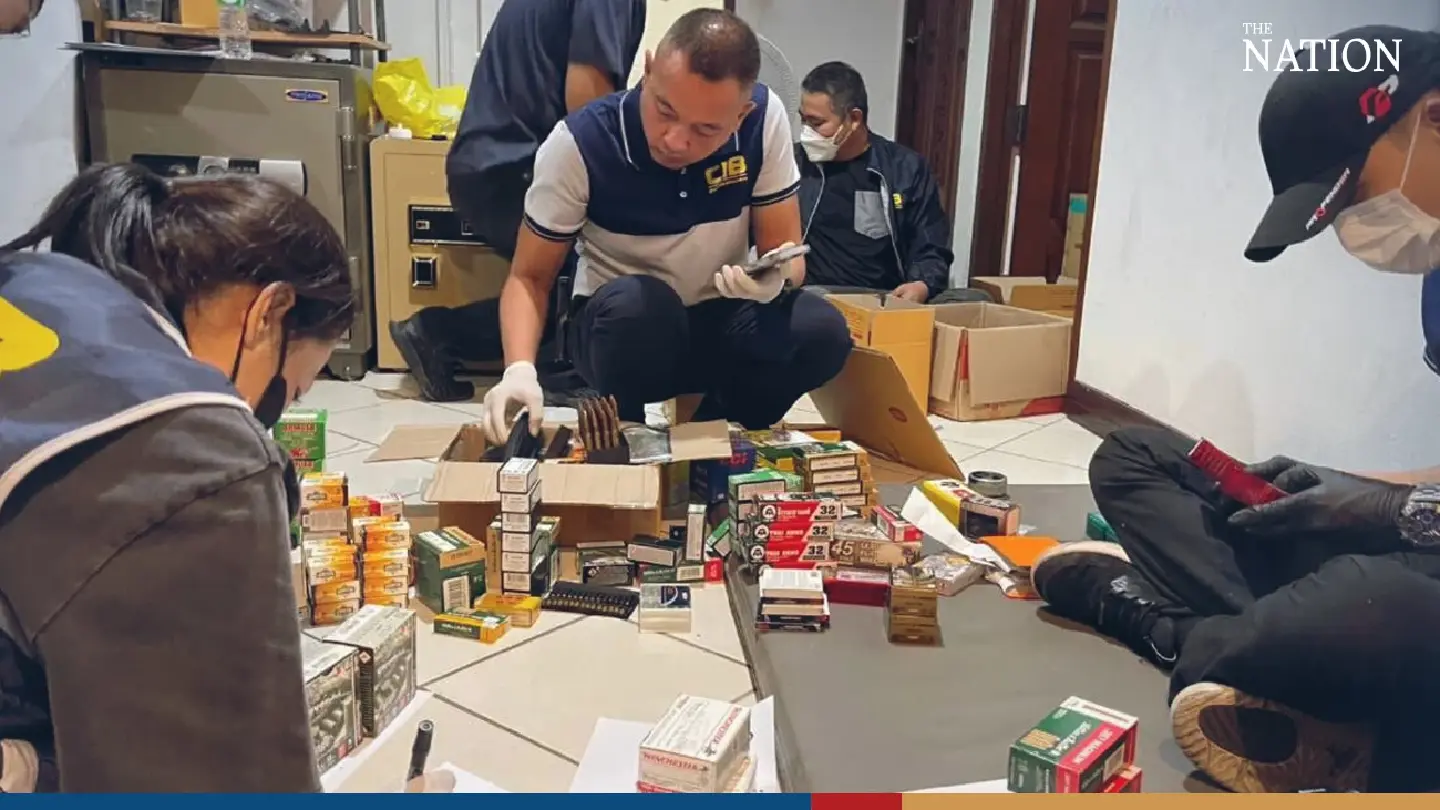 3 Thai men arrested for selling, possessing illegal firearms, ammunition 3 Thai men arrested for selling, possessing illegal firearms, ammunition