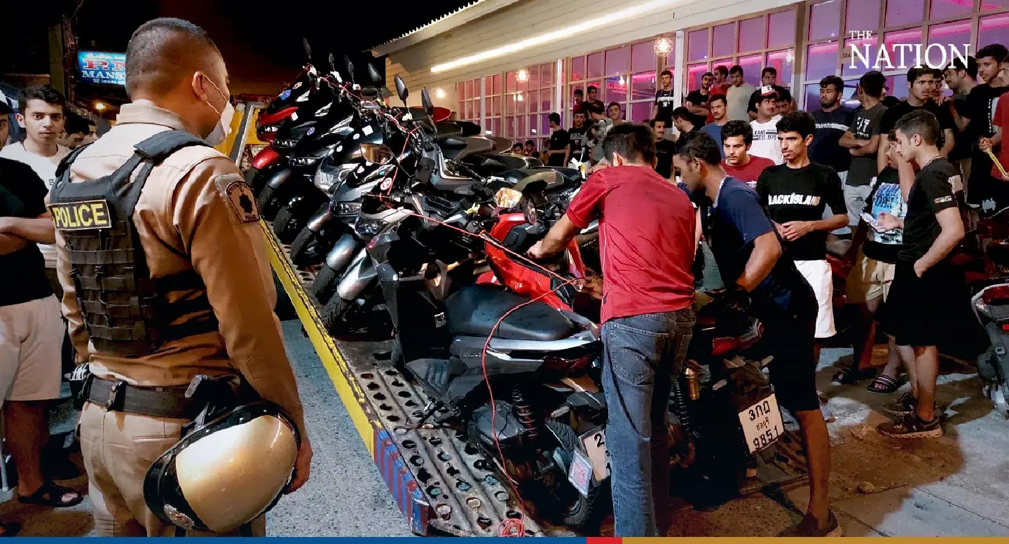 Kuwaiti gang in Pattaya faces police prosecution Kuwaiti gang in Pattaya faces police prosecution
