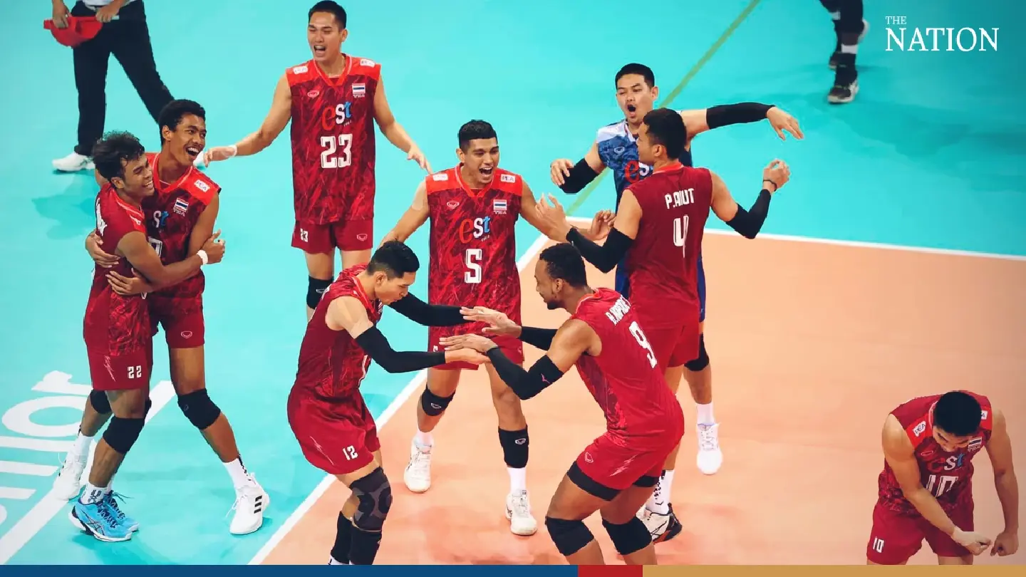 Thailand beats Bahrain 3-0 in men’s volleyball to secure chance for FIVB Challenger Cup