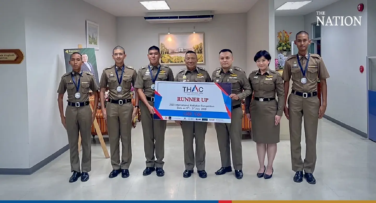 Police cadet team wins runner-up prize in international mediation contest
