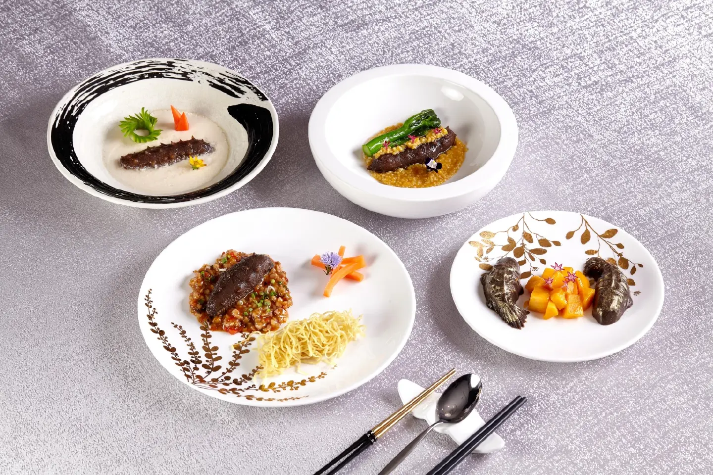 Thorny sea cucumber has its own exquisite menu from July-August at The Silk Road, The Athenee Hotel, a Luxury Collection Hotel, Bangkok Thorny sea cucumber has its own exquisite menu from July-August at The Silk Road, The Athenee Hotel, a Luxury Collection Hotel, Bangkok