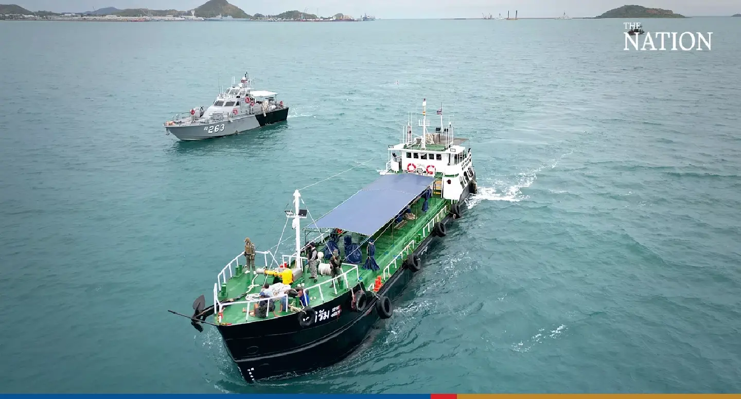 Ships smuggling over 300,000 litres of fuel seized in Rayong