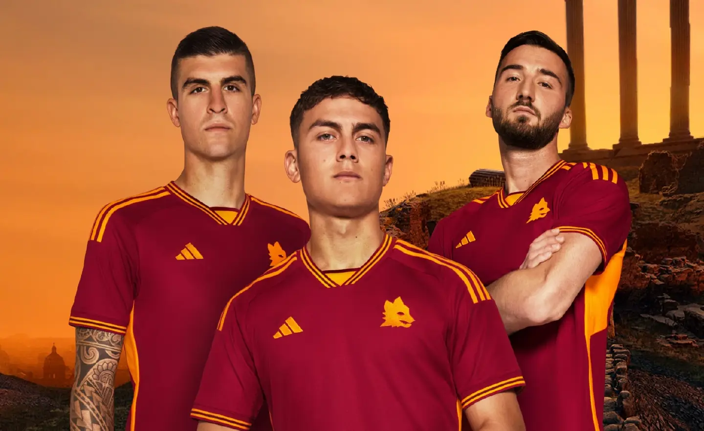 Adidas and AS Roma present the new 2023/24 home jersey