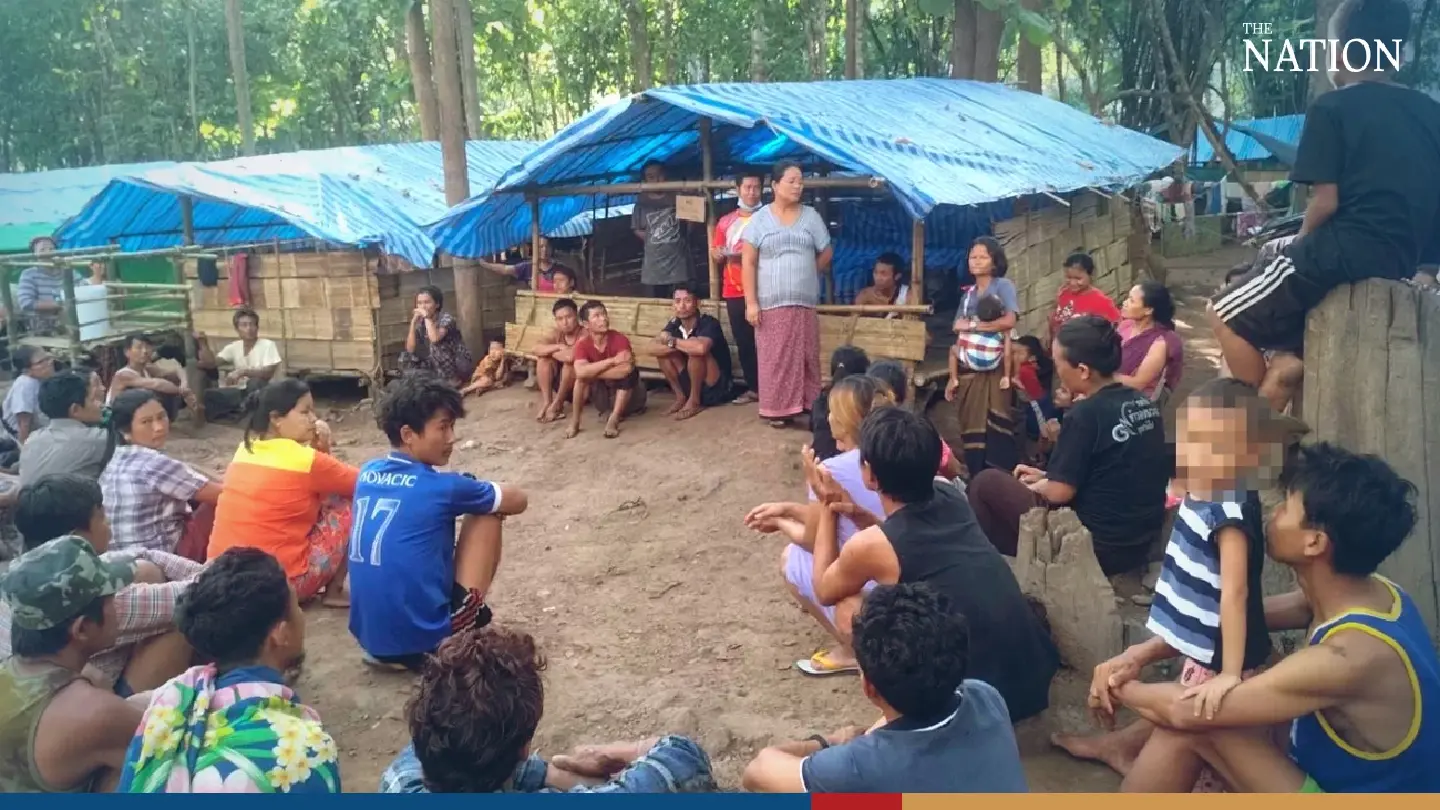 Over 9,000 Karenni people have fled to Mae Hong Song from war in Myanmar