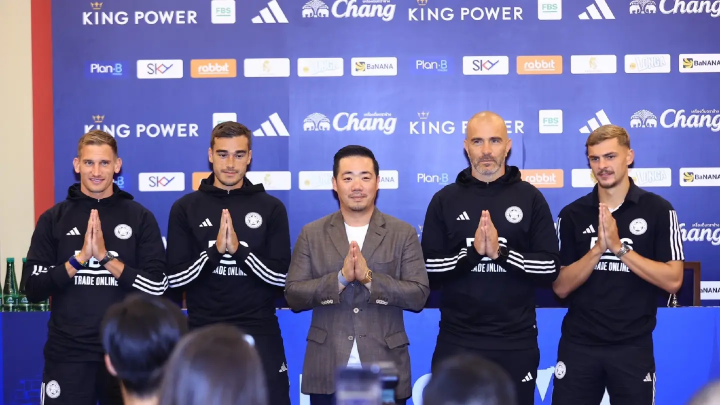 The Foxes touched down in Bangkok to face Spurs for the first time in Thailand.