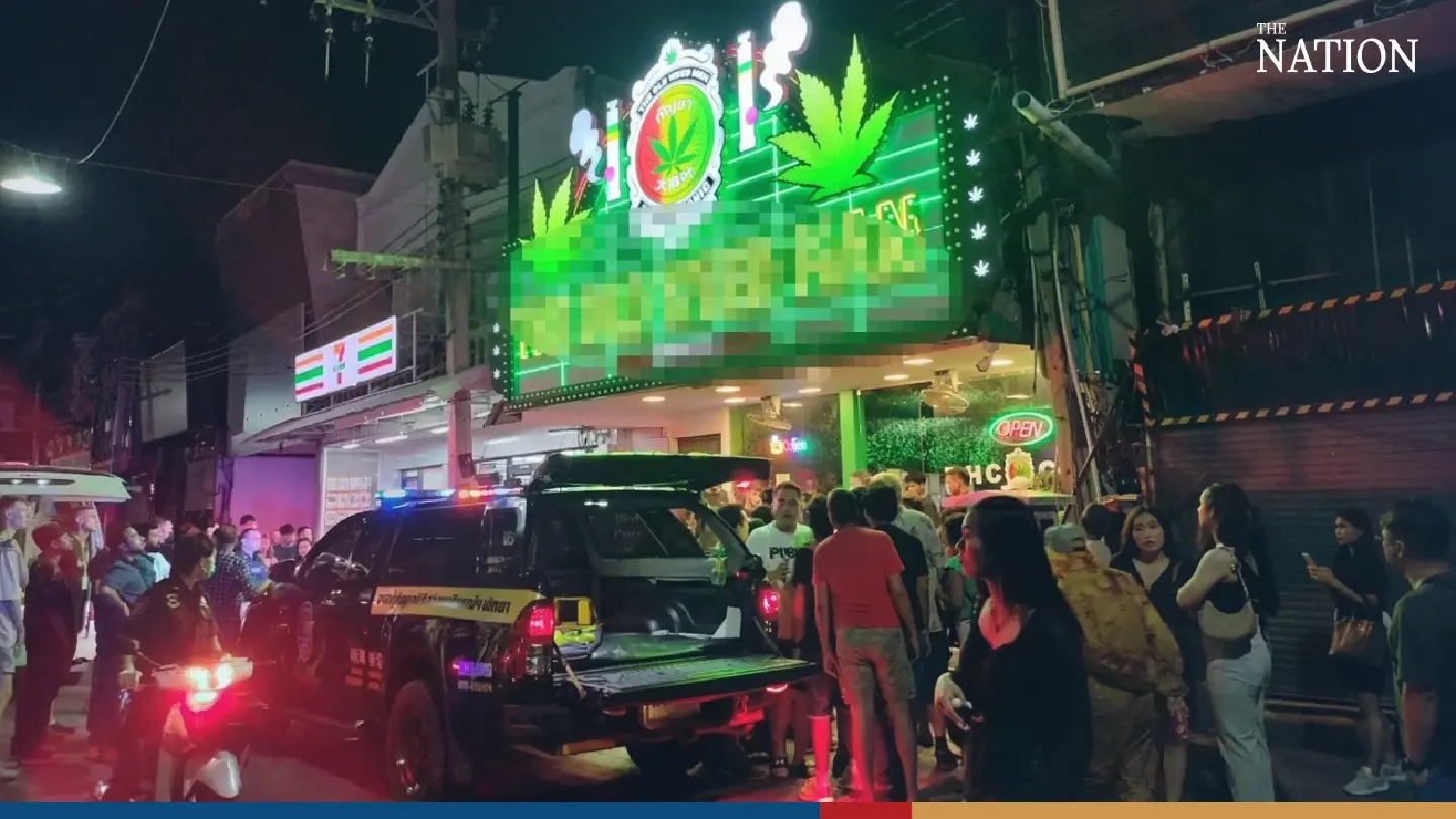 Foreign tourist dies after drinking ganja tea in Pattaya Foreign tourist dies after drinking ganja tea in Pattaya